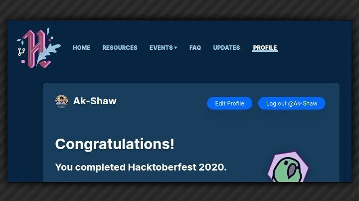 HacktoberFest Completion